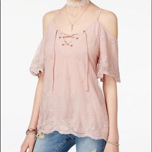 American Rag Juniors' Cold-Shoulder Top